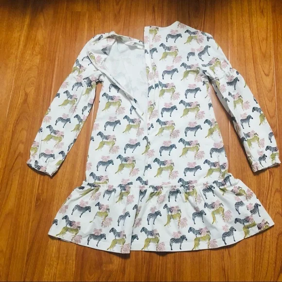 Mayoral Dress Size 10 Zebras and Cheetahs Print - Picture 10 of 10